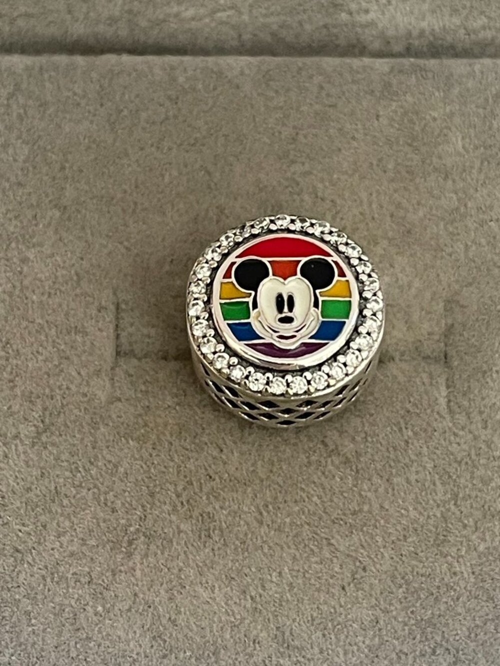 Pandora Pride Double Sided Charm - Mickey & Minnie Charm